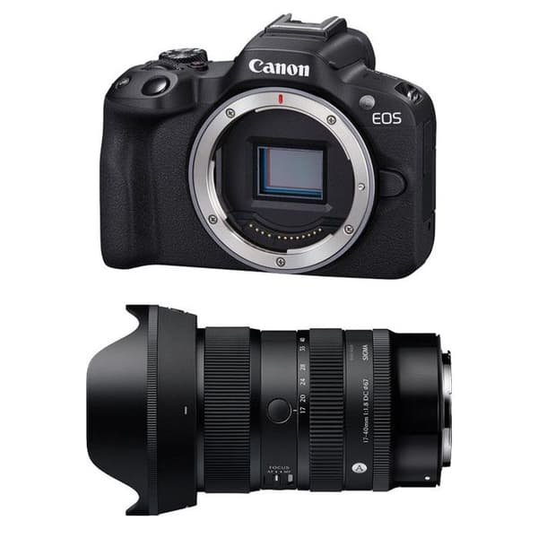 CANON EOS R50 + SIGMA 17-40mm f/1.8 DC Art objektiivi