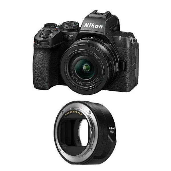NIKON Z50 II + Z 16-50 + FTZ II -sovitin
