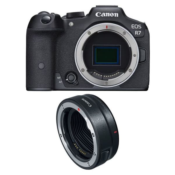 CANON EOS R7 + EF-EOS R-adapter