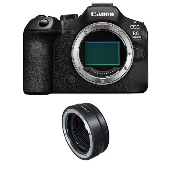 CANON EOS R6 MARK III nu + EF-EOS-R adapter