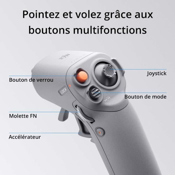 DJI RC Motion 2 drone kontrolpanel - Tilbehør - Grå - Bevægelseskontrol