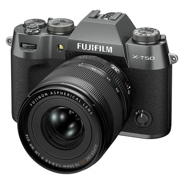 FUJIFILM X-T50 KUL + 16-50 Anthracitisk sølv
