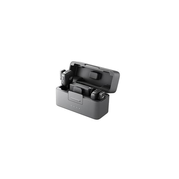 Microphone Dji Mic Mini (2 TX + 1 RX + Latausboxi) Svart