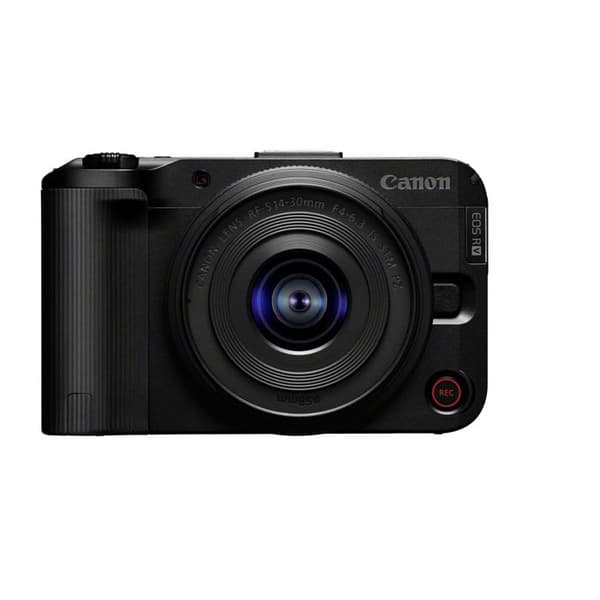 Hybridkamera - CANON - EOS R50 V - 24,2 Megapixels - RF-S 14-30mm linse - Sort