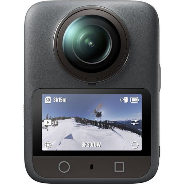 360° kamera - DJI - Osmo 360 Aventure Bundle - 8K native - 1” sensor - Inklusive tilbehør Svart