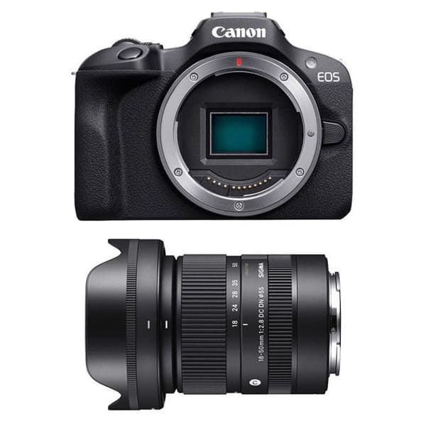 CANON EOS R100 + SIGMA Objektiivi 18-50mm f/2.8 DC DN Contemporary