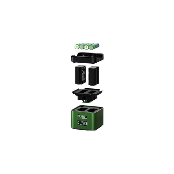 HAHNEL ProCube3 Oplader kompatibel med Fujifilm NP-W126/S. NP-W235