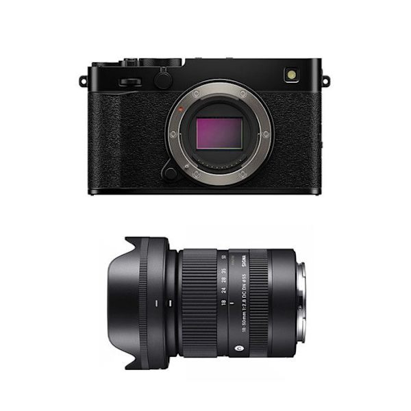 FUJIFILM X-E5 Sort + Sigma 18-50 f/2.8 DC DN Contemporary