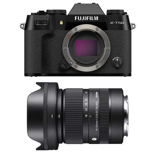 FUJIFILM X-T50 MUSTA + SIGMA 18-50