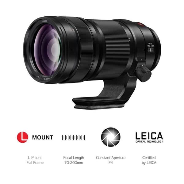 PANASONIC Lumix S Pro 70-200mm f/4 O.I.S objektiivi