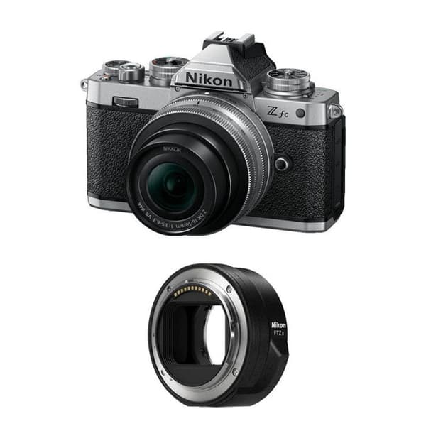 NIKON Z fc + Z 16-50 Silver + FTZ II-adapter