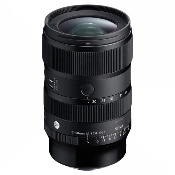 Sigma 17 40 mm F1,8 DC Art Musta objektiivi L-kiinnitykselle