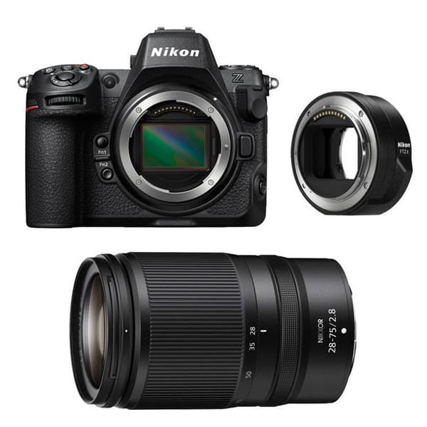 NIKON Z8 + Z 28-75mm f/2.8 + FTZ II -sovitin