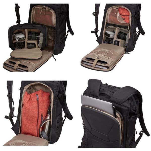 THULE Ryggsäck Covert TCDK224 SVART kamera BP 24 svart svart
