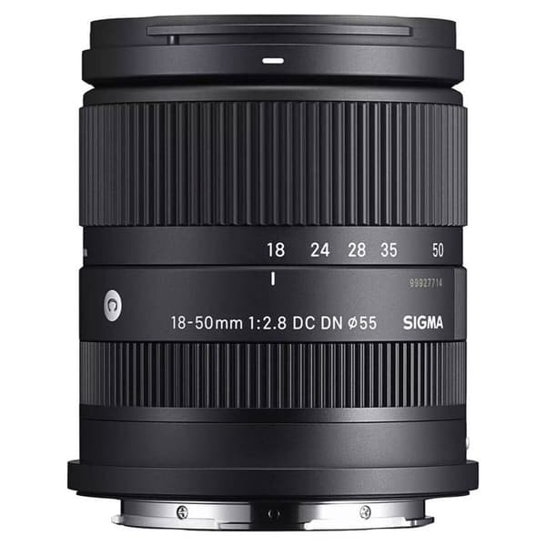Sigma 18 50 mm F2.8 DC DN C RF Musta objektiivi Canon RF -kiinnitykselle