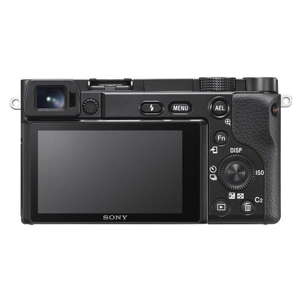SONY ALPHA 6100 MUSTA NU + Laukku + SD 8 Gt