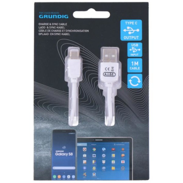 Samsung mobilladdare USB Type C - GRUNDIG