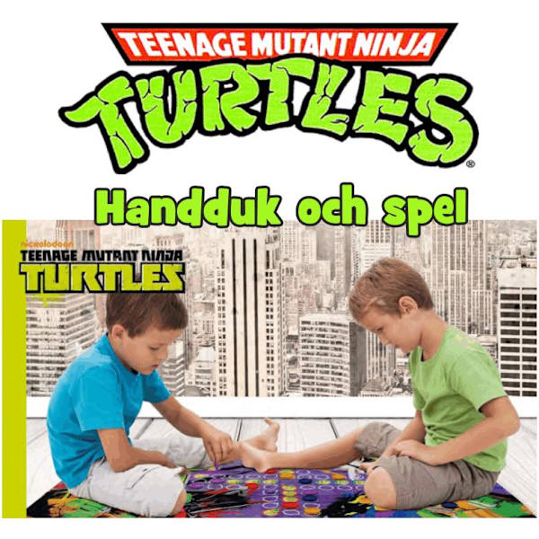 Badhandduk & spel - TURTLES