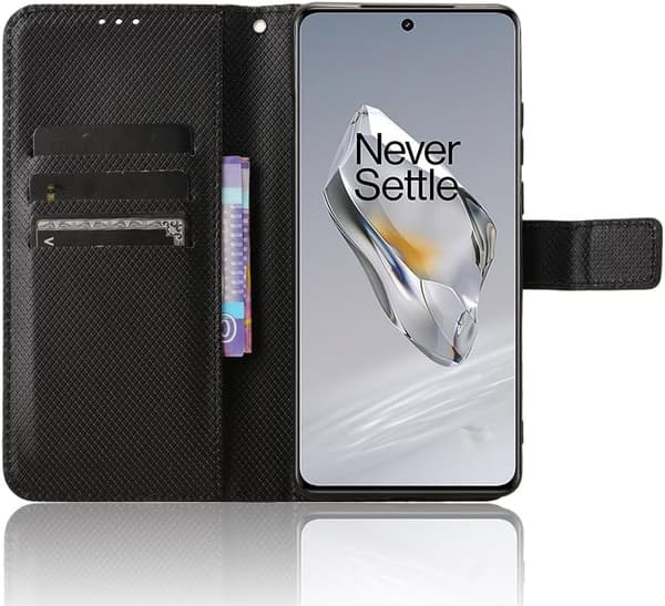Läderfodral Svart OnePlus 12R ROJEUINN
