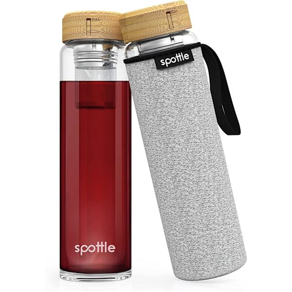 Spottle Teflaska & Sil Grå