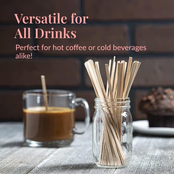 Kaffeomrörare Trä 1000-pack PRESTEE