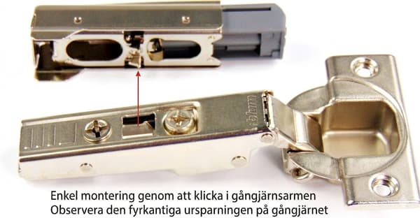 Dörrdämpare Förnicklat Stål 2-pack GEDOTEC
