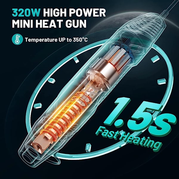 Mini Varmluftspistol 320W