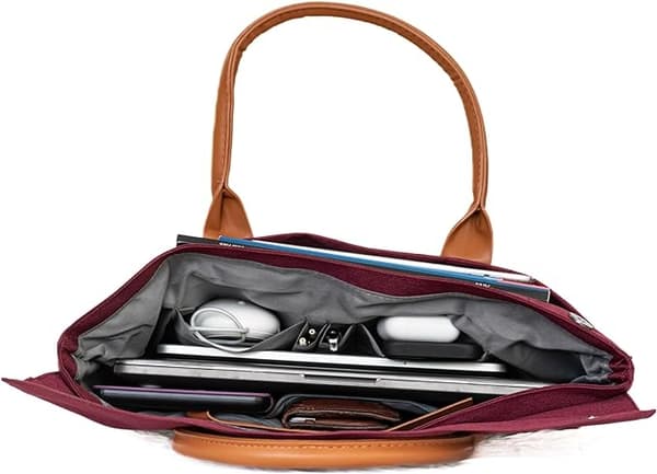 Damväska 15,6" Röd 3-pack MONIFER