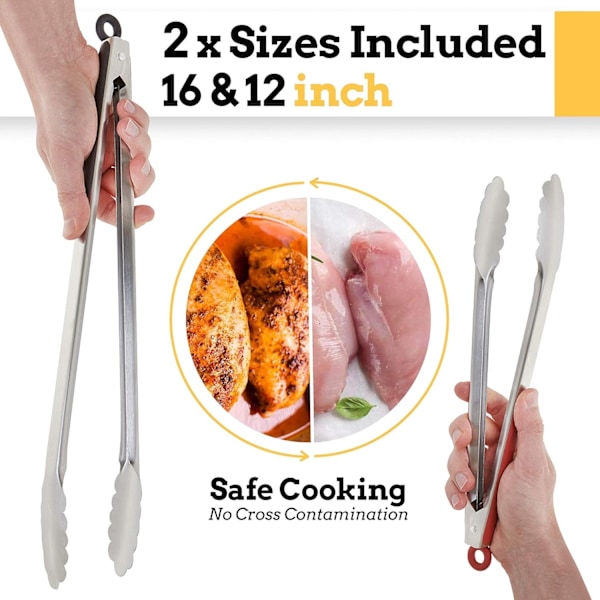 Grilltänger Rostfritt Stål 4-pack MOUNTAIN GRILLERS