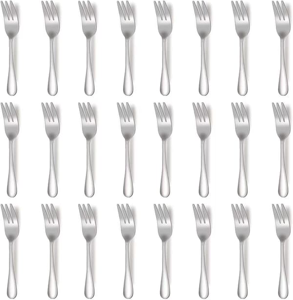 Dessertgaffel Rostfritt Stål 24-pack QUCHER