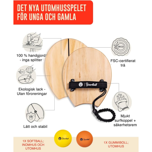 Boardball Racketspel Set TWO46
