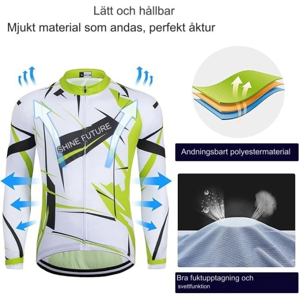 Cykelkläder Set Gul M SHINE FUTURE