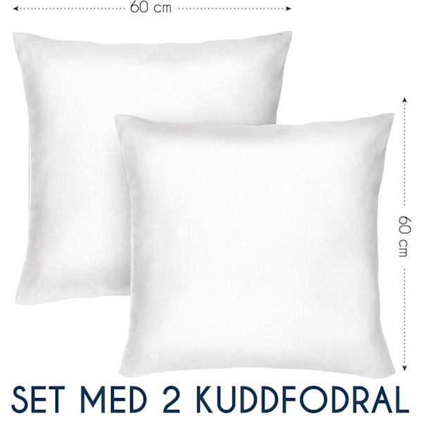 Bomullsörngott 60x60 cm 2-pack NECOS