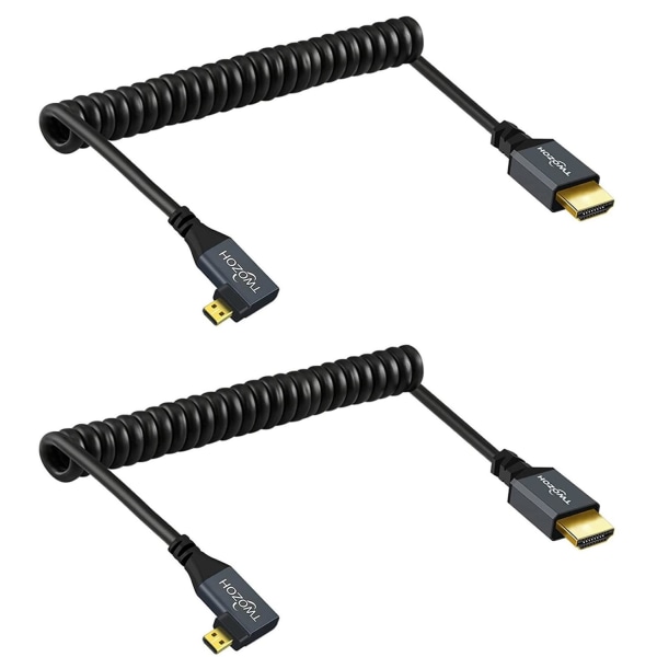 Mikro-HDMI till HDMI-kabel 2-pack