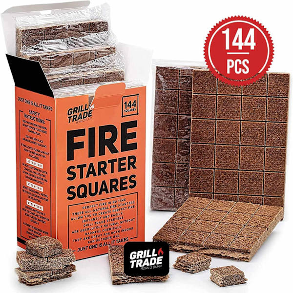 Eldstartare 144-pack GRILL TRADE