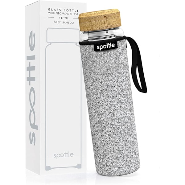 Spottle Teflaska & Sil Grå