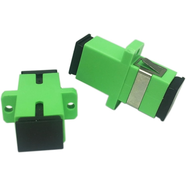 Cerrxian SC Singlemode Fiber Optisk Adapter SC Hunn til SC Hunn APC Simplex Singlemode Fiber Optisk Kobler Nettverk Internett