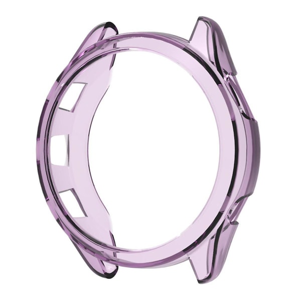 Garmin Forerunner 265 klockfodral, stöttåligt, transparent TPU-klockramsskydd Purple