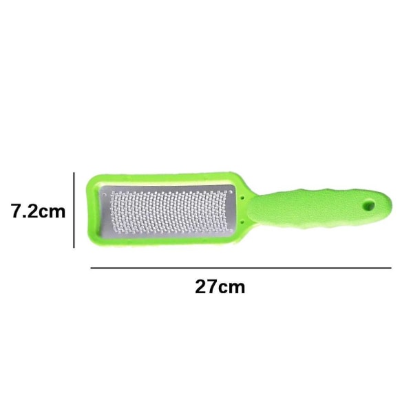 Foot File Callus Remover, Premium fotrasp för att ta bort hård hud på både våta eller torra fötter. green