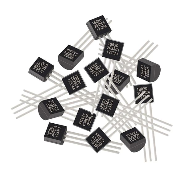 15 stk. DS18b20 Temperatursensor - Digital Sensor til Arduino