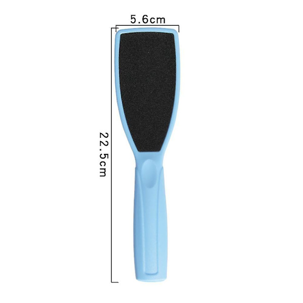 Fotfil Kit Fot Scrubber Fot Rasp Och Dubbelsidig Hälfil Pedikyrverktyg Callus Remover Sector blue (pink OP)