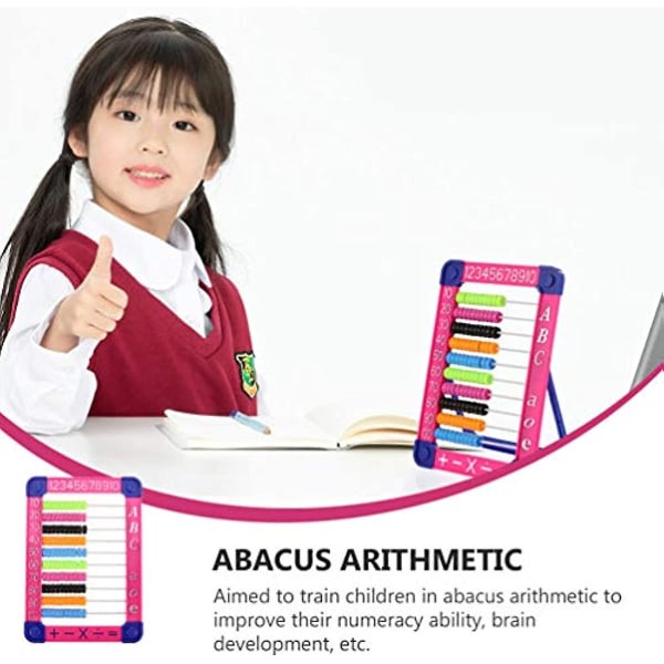 Tomaibaby Plast Abacus Matte Leke Pedagogisk Telletøy Addisjon Subtraksjon Perletellere Tidlige Matteferdigheter For Barn Mattespill Barnehageundervisning