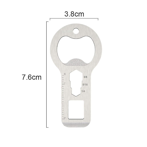 Magneettinen pullon- ja tölkinavaaja jääkaappiin, ruostumattomasta teräksestä valmistettu kirkkoavaimen avain korkilla KD0440C primarycolor