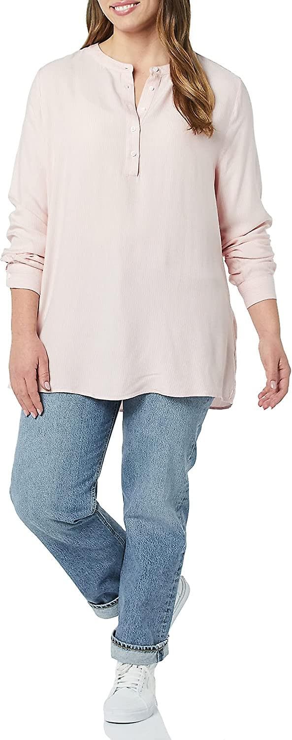 Kvinnors långärmade vävda blus Style 10 XS