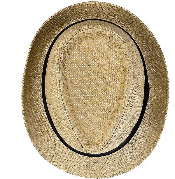 Panama Summertrilby Solhatte i Strå til Acsergery Mænd Kvinder Strandhat Klassisk Gave
