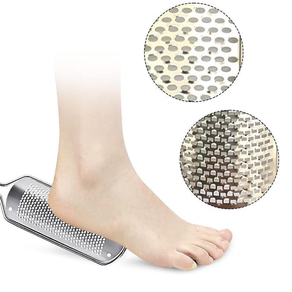 3 stk. fodfil callus udskiftningsblade pedicure rasp rustfrit stål Double patchwork