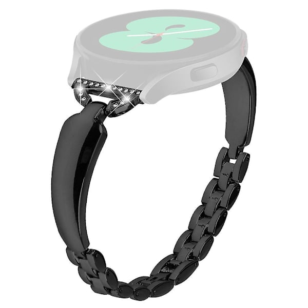 20mm klockarmband för Samsung Galaxy Watch6 40mm 44mm/Watch6 Classic 43mm 47mm/Watch 5/4 40mm 44mm Black