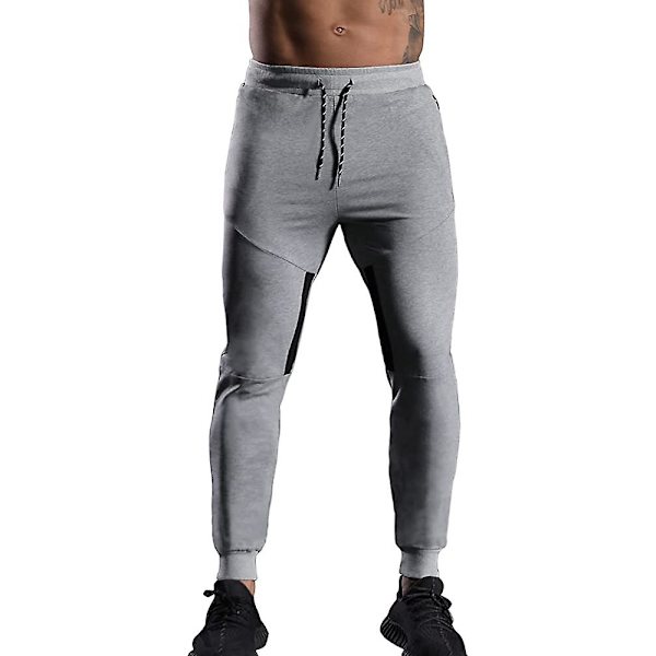 Acsergery Herr Gym Joggers Sweatpants Träningsoverall Joggingbyxor Löparsportbyxor Present