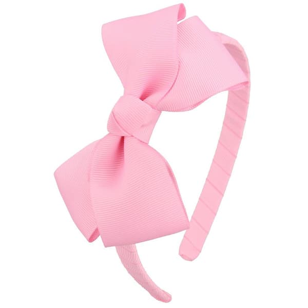 6 st flickor boutique grosgrain band med rosetter