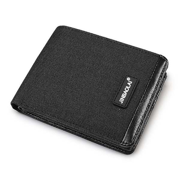 Fritids Läder Plånbok Kort Myntficka Bifold Plånbok